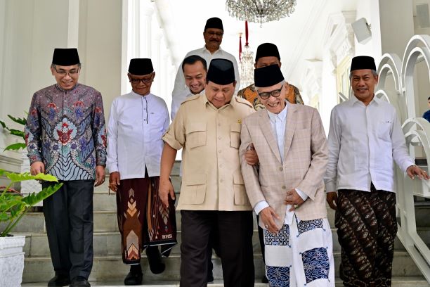 Terima PBNU di Istana, Prabowo Bahas Kontribusi NU bagi Kemajuan Bangsa