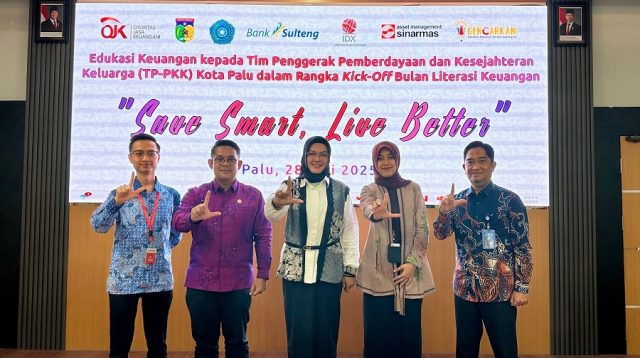 Kick-Off Bulan Literasi Keuangan Provinsi Sulteng, OJK Edukasi Keuangan TP PKK Kota Palu