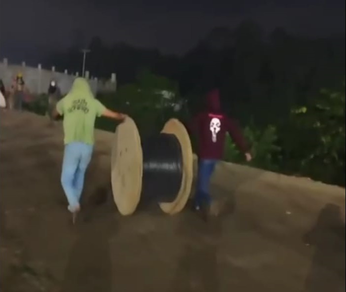 Puluhan Orang Menjarah Aset PT IMIP