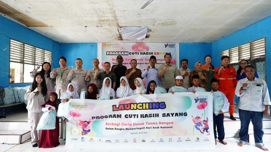 Cuti Kasih Sayang, Program Bantuan Pendidikan IMIP Menyasar 2.000 Anak