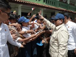 Prabowo: Tak Boleh Ada Bagian dari Indonesia yang Tertinggal Kualitas Pendidikannya