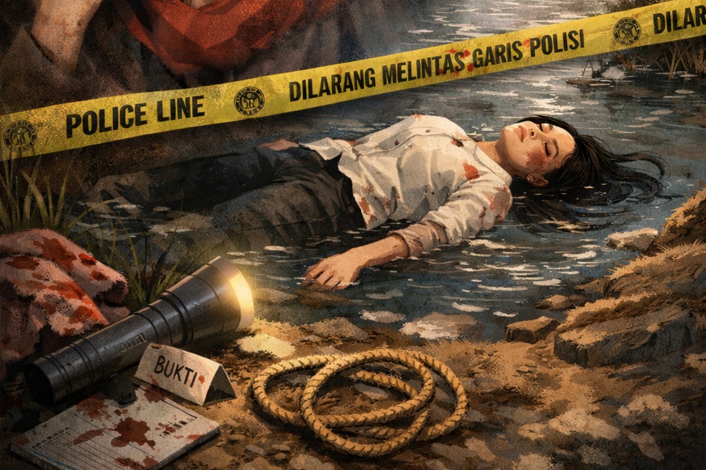 Ditreskrimum Polda Jawa Timur telah menangkap dua terduga pelaku. Salah satunya adalah Brigadir Polisi Kepala (Bripka) AS, kakak ipar korban.