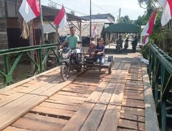Jembatan Bailey ke-10 Rampung, Warga Desa Matang Bangka Kini Bisa ke Pasar