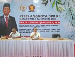 Reses di Palu, Longki Djanggola Gelar Silaturahmi Natal Bersama Kader dan Simpatisan Partai Gerindra