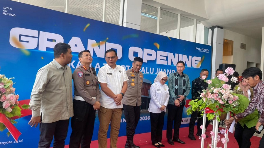 Grand Opening Kalla Toyota Palu Juanda, Harapan Baru Peningkatan Pelayanan Otomotif