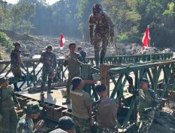 Jembatan di Aceh Terus Dibangun TNI untuk Pulihkan Akses Warga