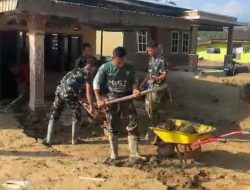 Sekolah dan Tempat Ibadah di Sumut Berangsur Dibersihkan TNI, Sebagian Besar Sudah Rampung