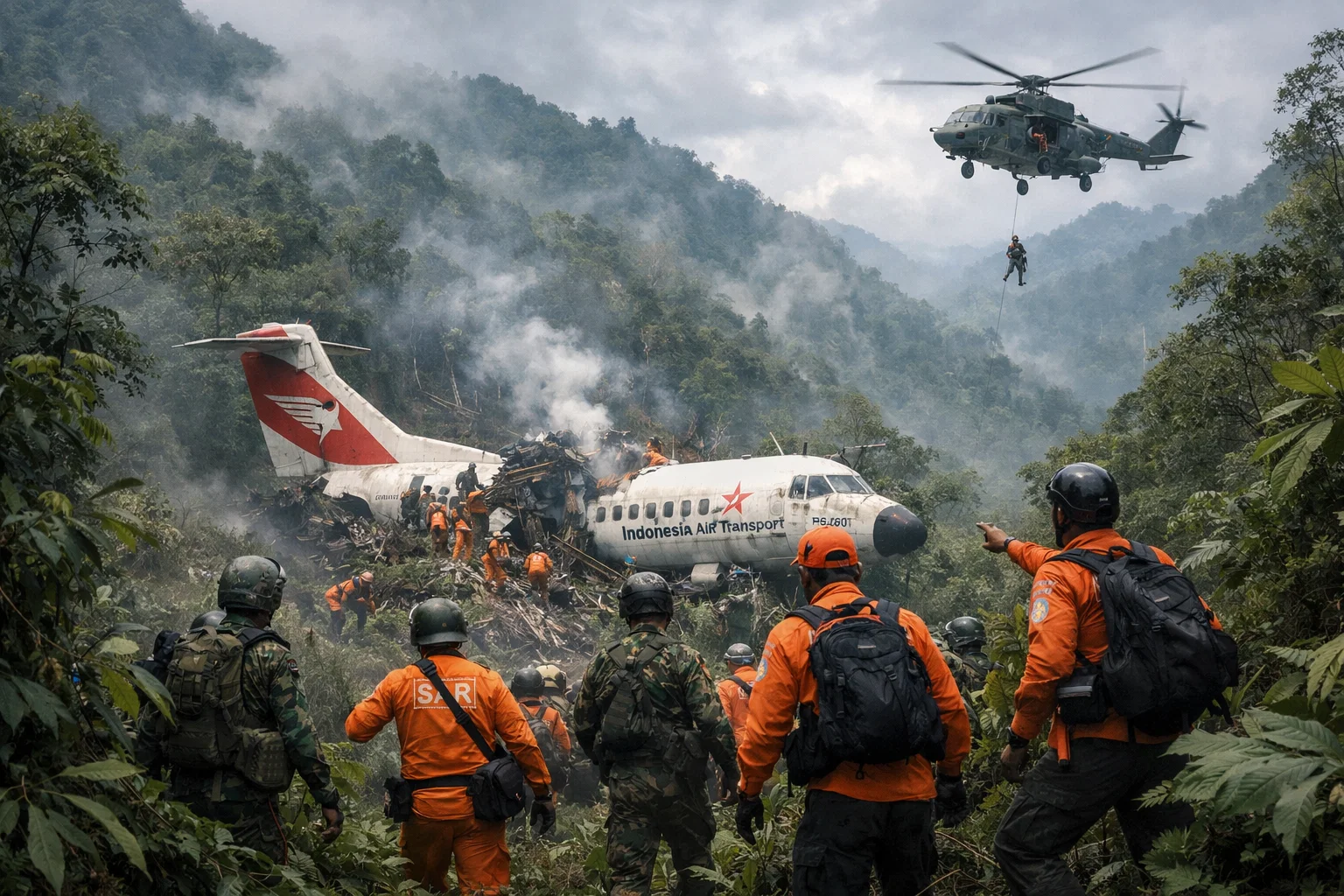 Foto Ilustrasi Pencarian oleh TIM SAR Gabungan