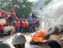 Aksi Unjuk Rasa Serikat Buruh Ricuh, Dua Petugas Keamanan IMIP Terluka