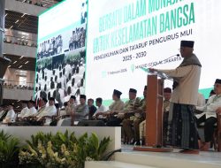 Prabowo Saat Kukuhkan Pengurus MUI 2025–2030: Hari Ini Lambang Bersatunya Ulama dan Umara