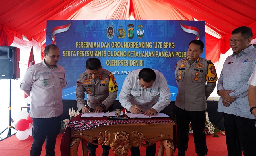Dukung Program MBG, IMIP Hibahkan Gedung SPPG ke Polres Morowali