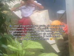 Viral Air Mata Bocah SD saat Bawa Pulang MBG untuk Makan Keluarganya
