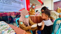Alfamidi Gelar Edukasi Balita dan Vaksinasi Campak di Palu