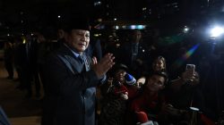 Prabowo Hadiri Resepsi Pernikahan Anak Ahmad Dhani, El Rumi dan Syifa Hadju