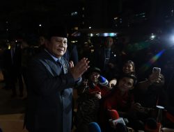 Prabowo Hadiri Resepsi Pernikahan Anak Ahmad Dhani, El Rumi dan Syifa Hadju