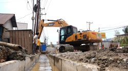 Tingkatkan Infrastruktur Jalan Nasional, IMIP Bangun Drainase Beton di Ruas Trans Sulawesi