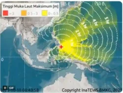 Tsunami terdeteksi usai gempa M7,6 di Laut Maluku, sejumlah wilayah berstatus siaga
