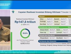 Realisasi Investasi Hilirisasi Capai Rp 147,5 T di Triwulan I 2026, Tumbuh 8,2%