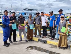 PSDKP Sulteng Gelar Sosialisasi dan Pemeriksaan Kapal Perikanan Terkait Pengelolaan Sampah Plastik