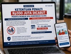 Ketentuan Penalti Rp100 Juta Seleksi Pegawai KDKMP dan KNMP Dicabut, Peserta Mundur Bisa Konfirmasi Ulang