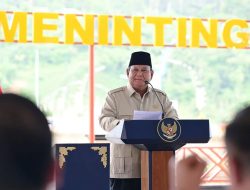 Resmikan Lima Bendungan, Prabowo: Saya Yakin Kita Akan Jadi Lumbung Pangan Dunia