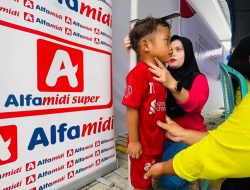 Alfamidi Palu-Puskesmas Tompe Edukasi Puluhan Keluarga Dukung Balita Tumbuh Aktif