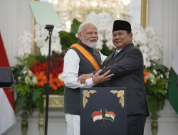 Prabowo dan PM Modi Dorong Penyelesaian Konflik Timur Tengah Melalui Dialog