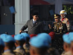 Prabowo: Polri Harus Membela dan Merasakan Penderitaan Rakyat