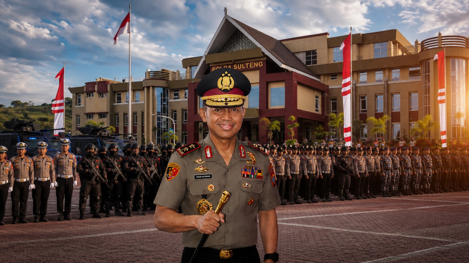 Irjen Pol. Nasri, S.I.K., M.H, Kapolda Sulawesi Tengah.