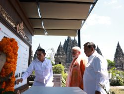Prabowo dan Modi Nikmati Kemegahan Candi Prambanan dari Udara, Warisan Dunia Jadi Saksi Persahabatan Dua Negara