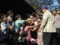 Prabowo Kunjungi Posko Pengungsian Nagekeo NTT, Respons Cepat Pemerintah Diapresiasi Warga Terdampak
