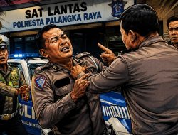 Anak Ditilang, Kanit Reskrim Pahandut Ngamuk hingga Tangan Kasatlantas Patah