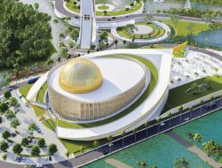 Masjid Rp1 Triliun Wakaf Amran Sulaiman Tutup Kubah, Siap Digunakan Umat Paling Lambat 2027