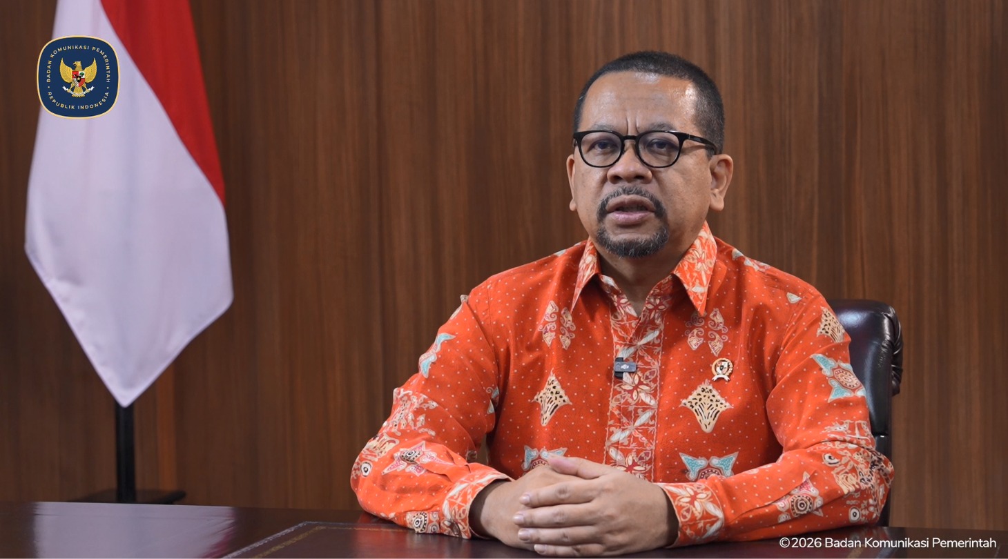 "Pemerintah ingin memberikan perlindungan dan kepastian kepada masyarakat, sekaligus memastikan pihak yang diduga melakukan pelanggaran bertanggung jawab sesuai proses yang berlaku," kata Kepala Badan Komunikasi Pemerintah (Bakom) RI, Muhammad Qodari. (Foto/Video: Bakom RI)